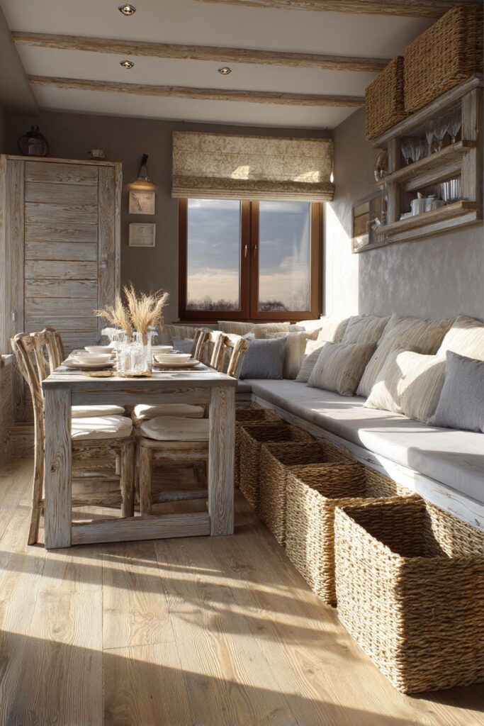 Continuous Seating with Vintage Character