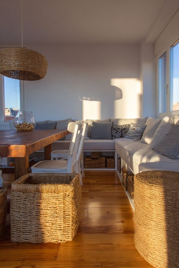 Continuous Seating with Vintage Character