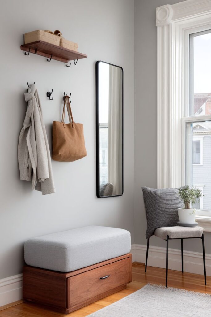 Vertical Entryway Organization System