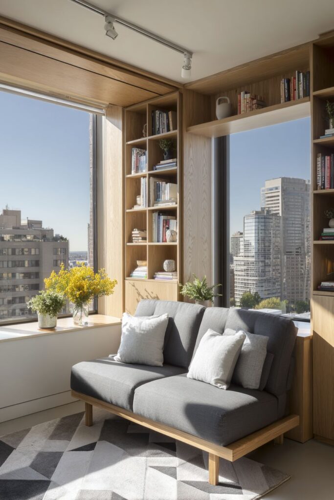 Minimalist Lines with Vertical Emphasis