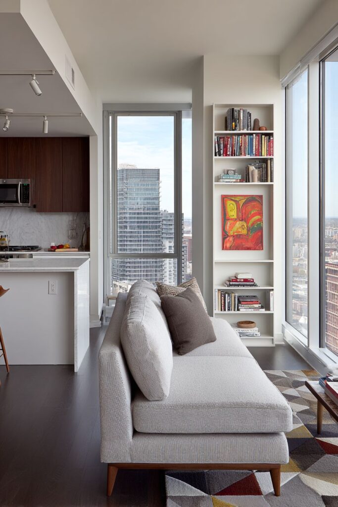 Minimalist Lines with Vertical Emphasis