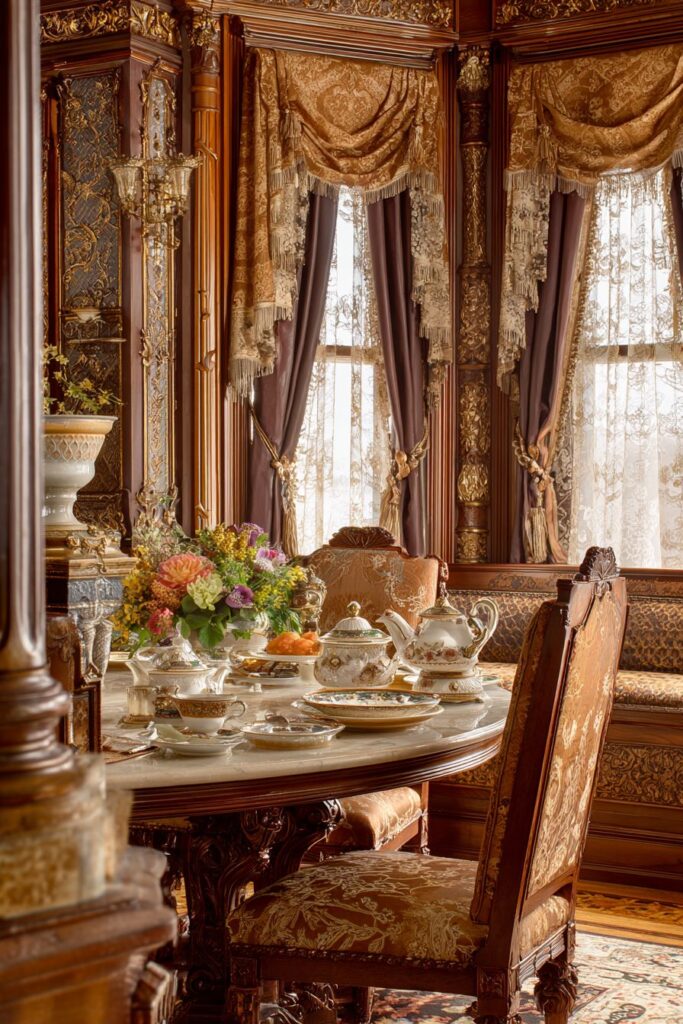 Marble-topped Serving Station Luxury