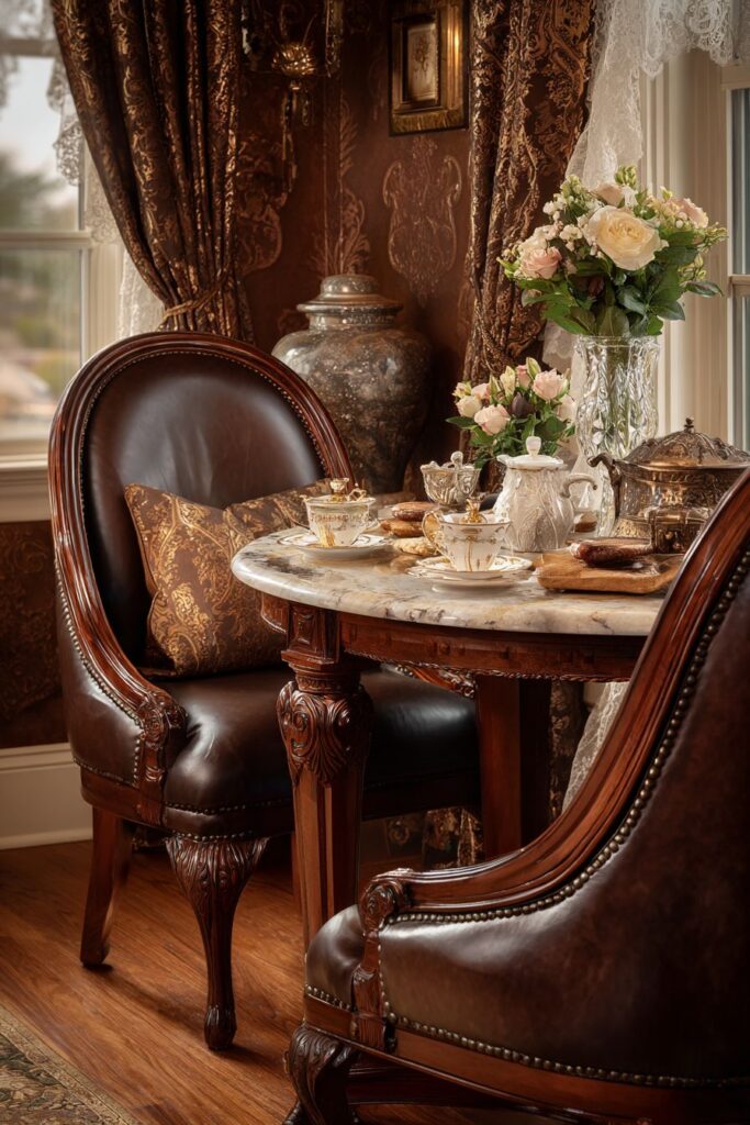 Marble-topped Serving Station Luxury