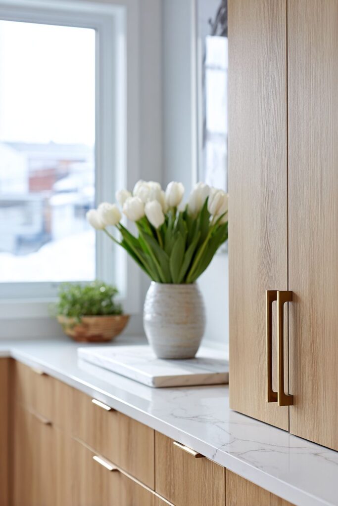 Scandinavian Simplicity with Understated Winter Beauty