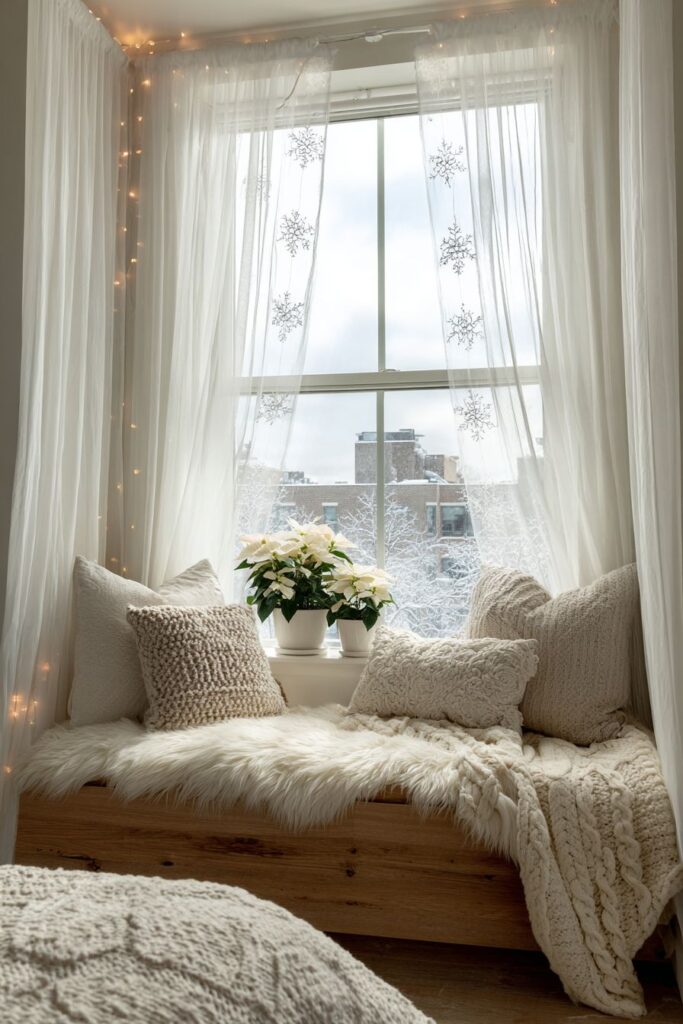 Serene Bedroom Winter Sanctuary