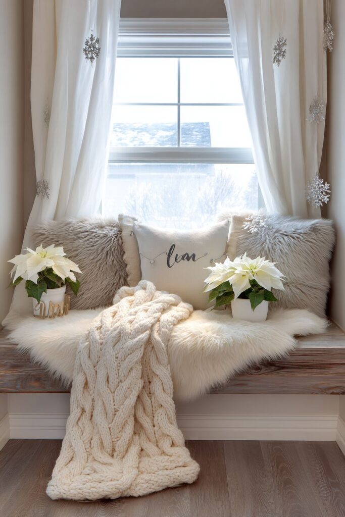 Serene Bedroom Winter Sanctuary