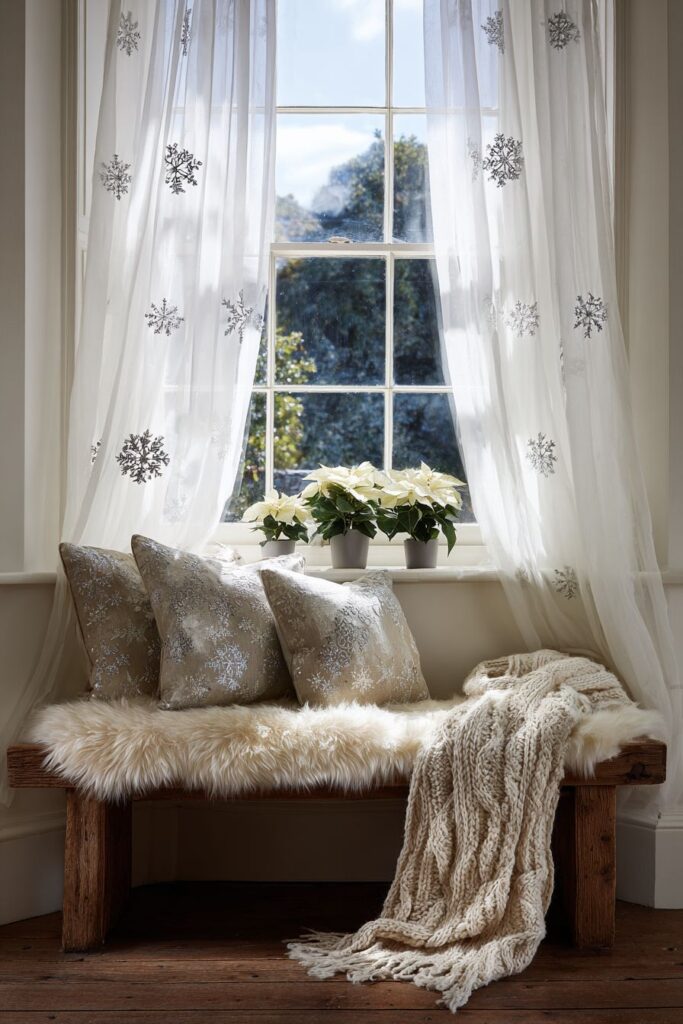 Serene Bedroom Winter Sanctuary