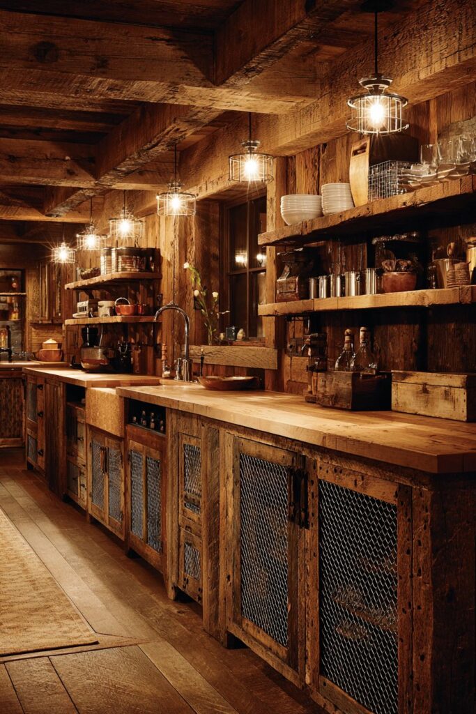 Rustic Reclaimed Barn Wood Character