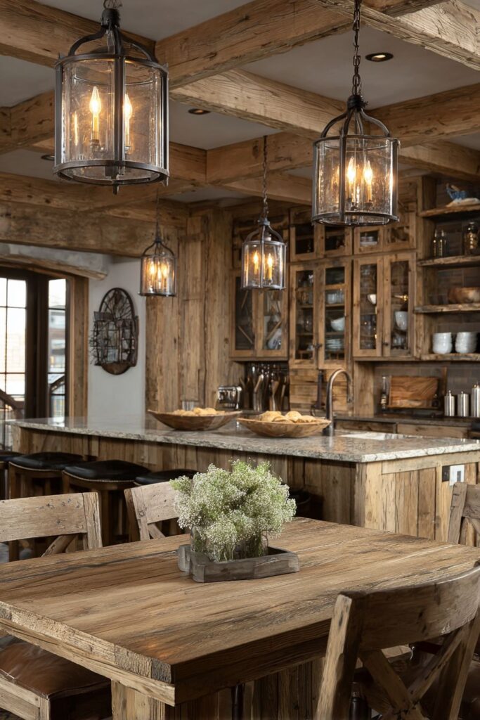 Rustic Reclaimed Barn Wood Character