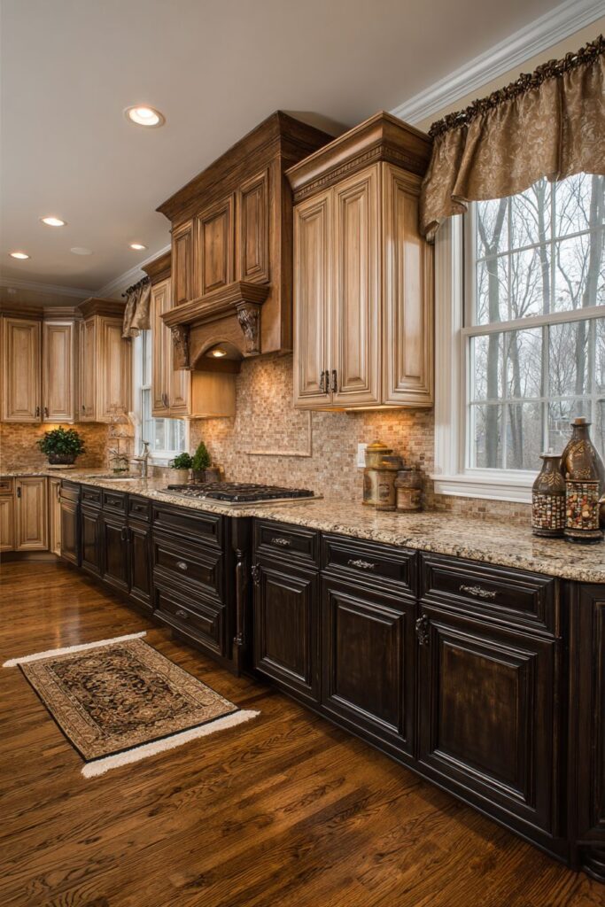 Two-Toned Transitional Elegance