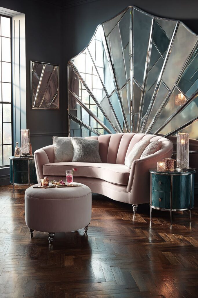 Mirror Magic with Fan-Shaped Radiance