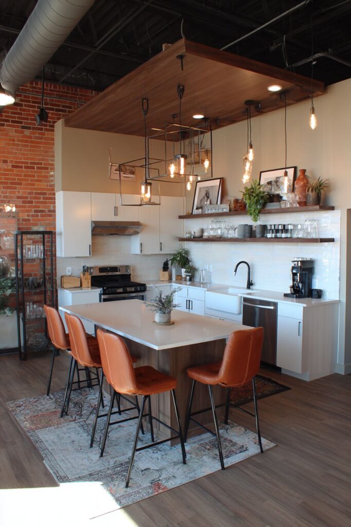 Industrial Farmhouse Material Fusion