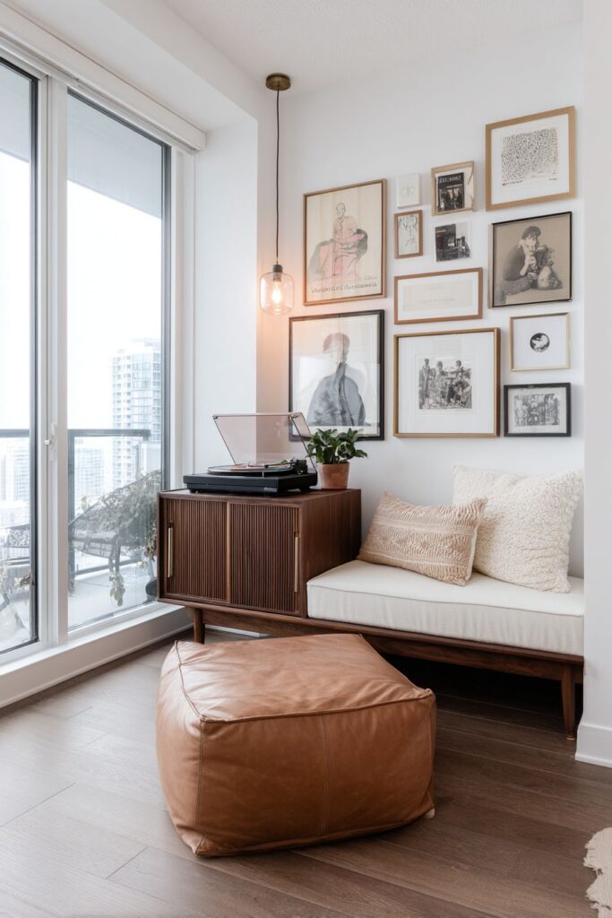 Vintage Record Player Console for Music Lovers