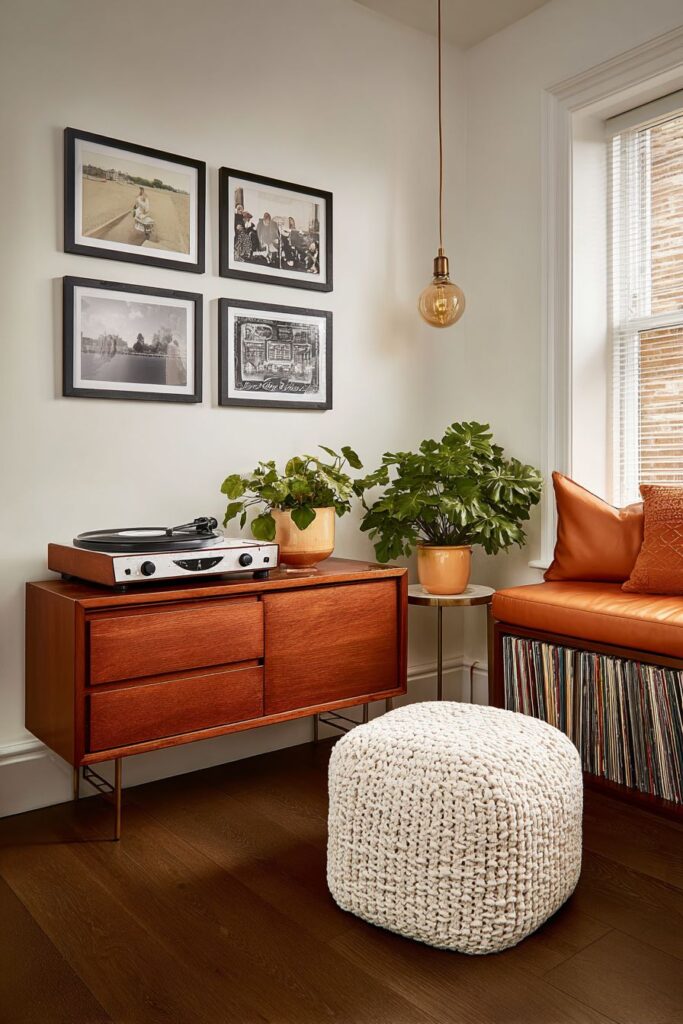 Vintage Record Player Console for Music Lovers