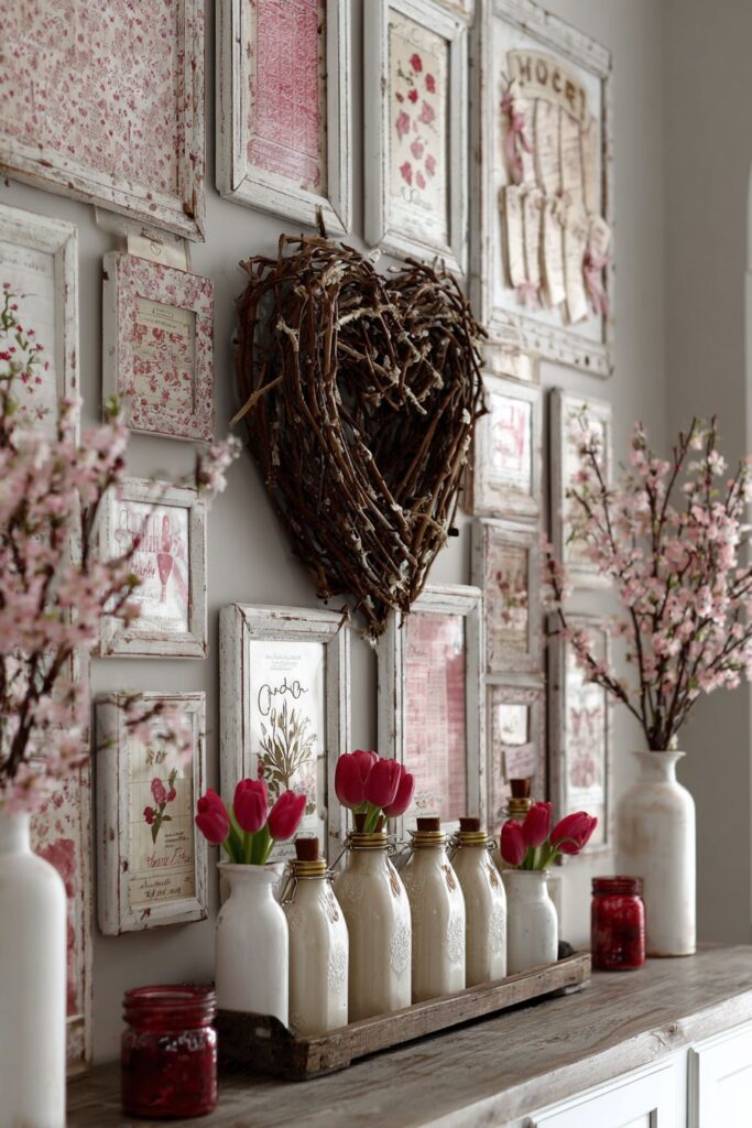 Reclaimed Wood Heart Art