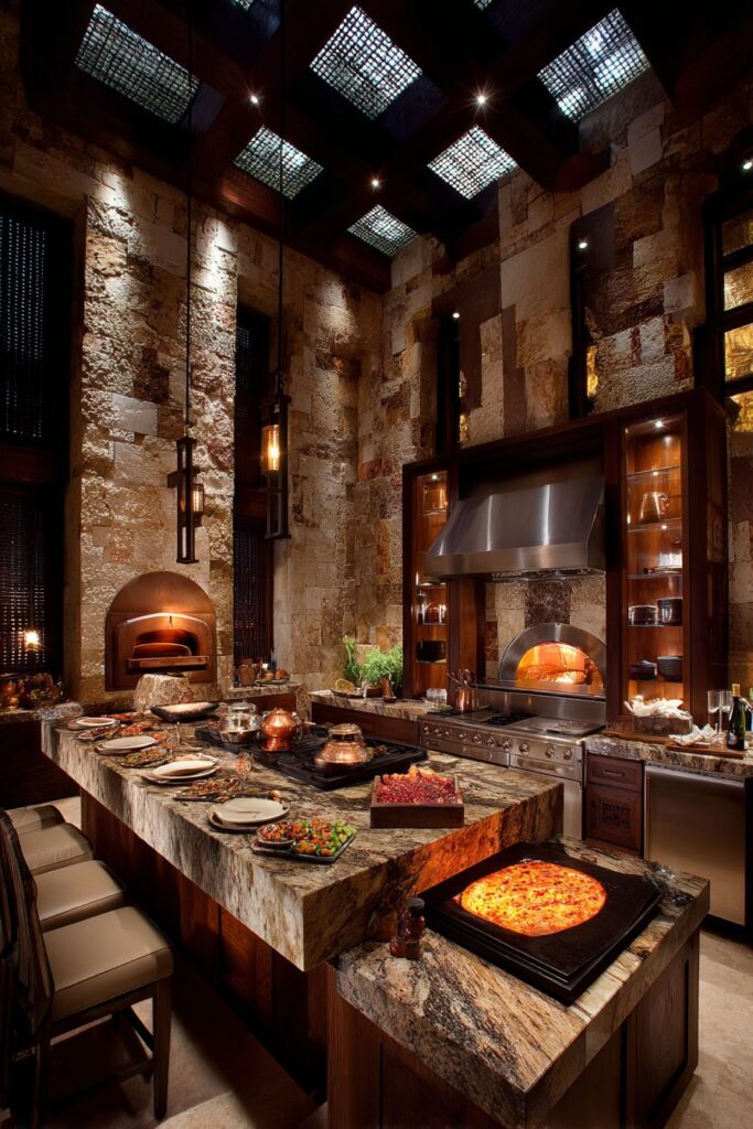 Luxury Kitchen with Integrated Tandoor Excellence