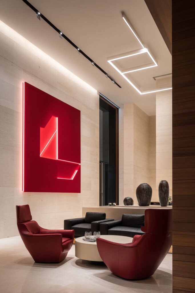 LED Track Lighting System for Versatile Accent Illumination