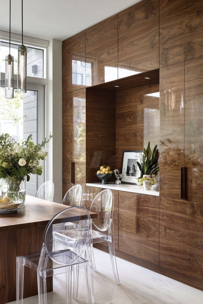 Flexible Dining with Drop-Leaf Table Design