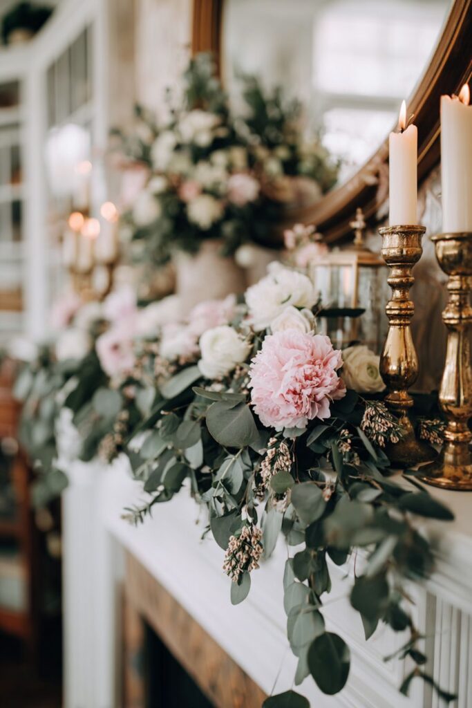 Mantel Magic with Spring Florals