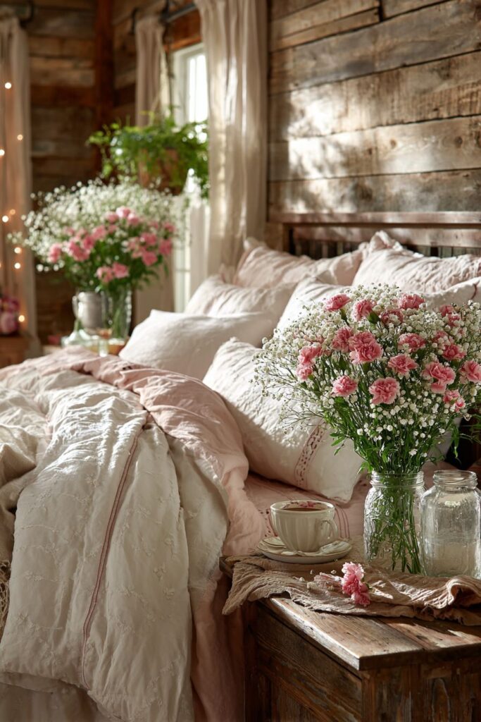 Farmhouse Romance with Mason Jar Charm