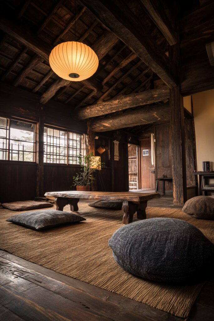 Japanese Floor Seating Harmony