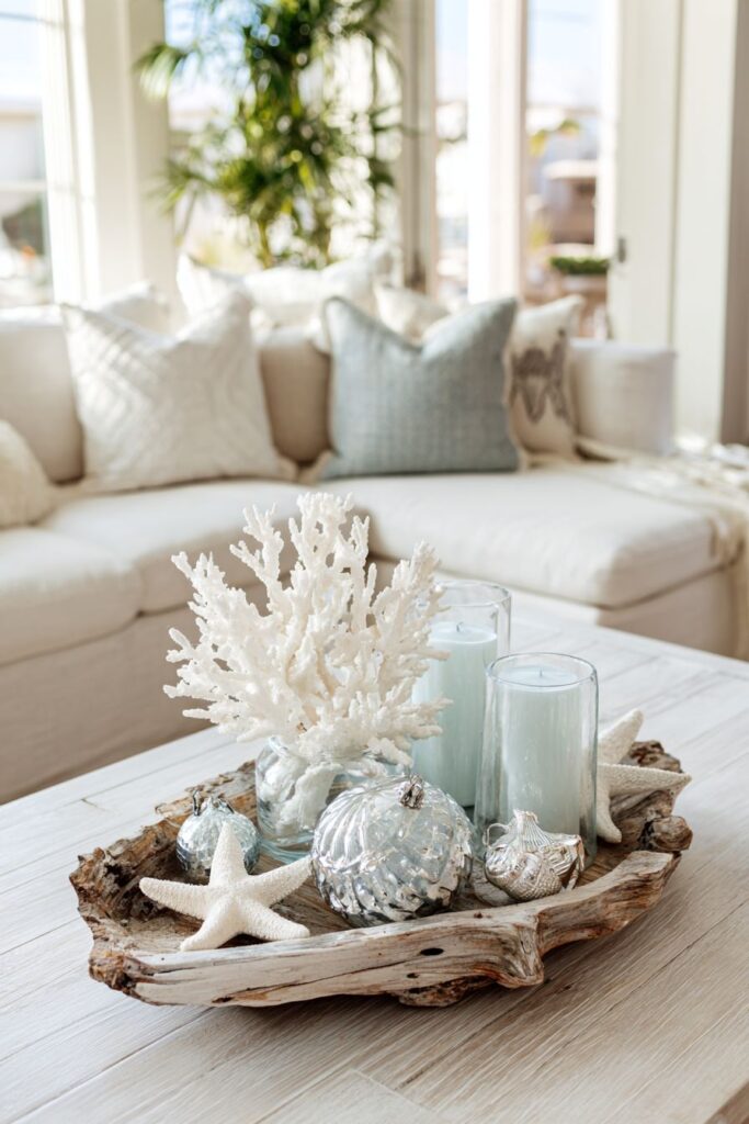Coastal Winter Coffee Table Fusion