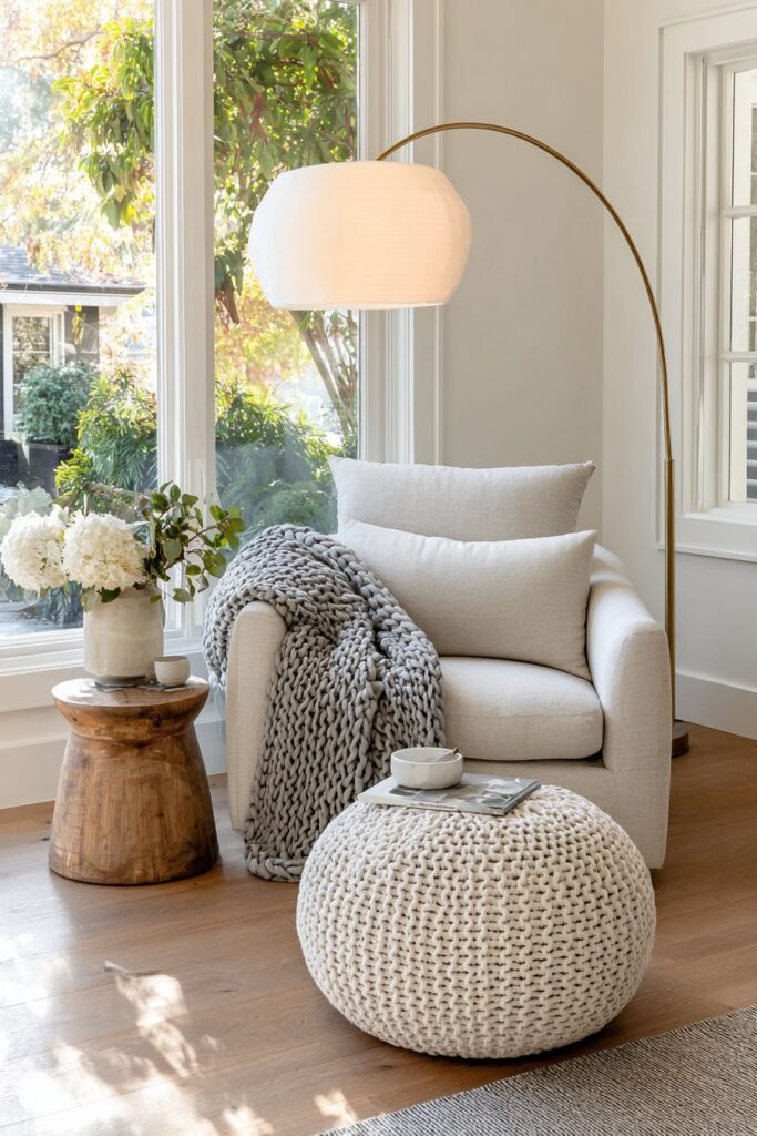 Transitional Comfort: Oversized Relaxation