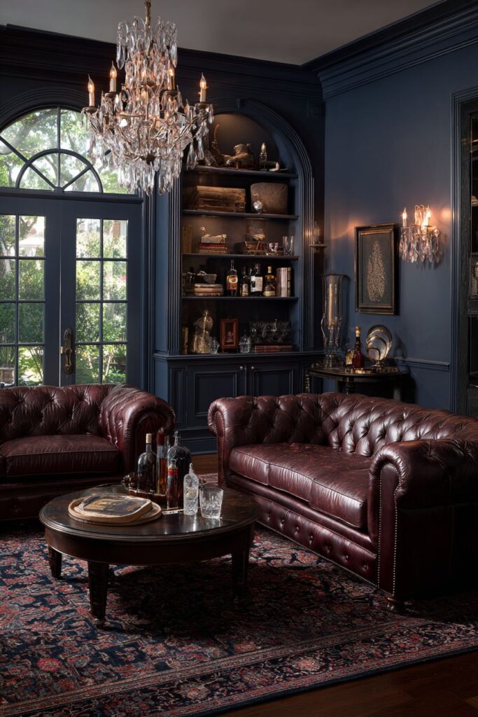 Traditional Prussian Blue Elegance