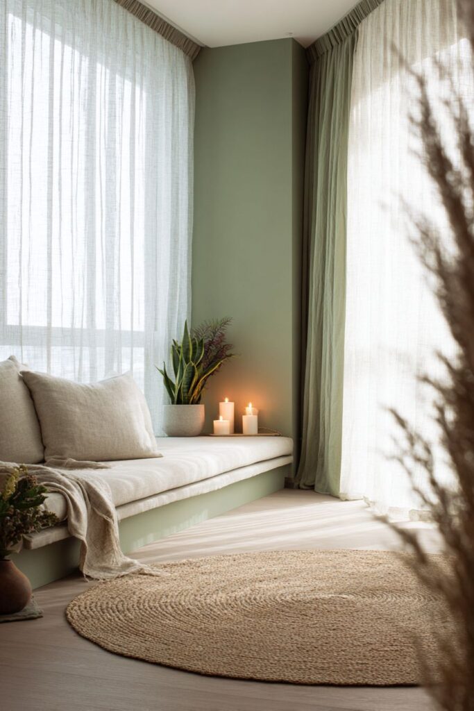 Serene Meditation Corner for Daily Practice