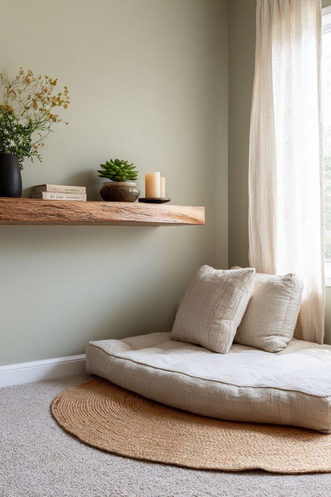 Serene Meditation Corner for Daily Practice