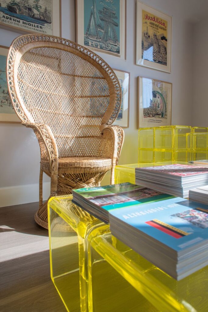 Transparent and Solid Elements in Playful Contrast