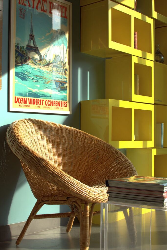 Transparent and Solid Elements in Playful Contrast