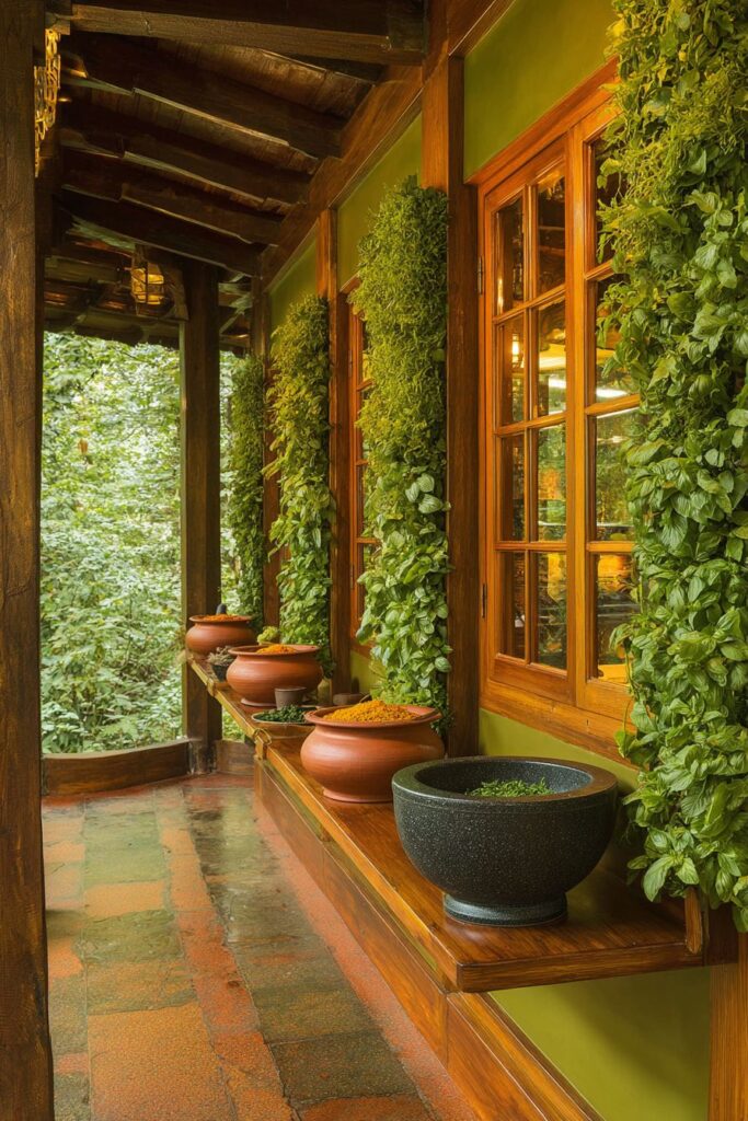 Living Herb Garden Integration