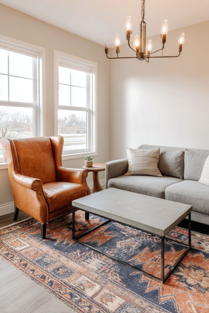 Conversational Arrangement with Global Textiles