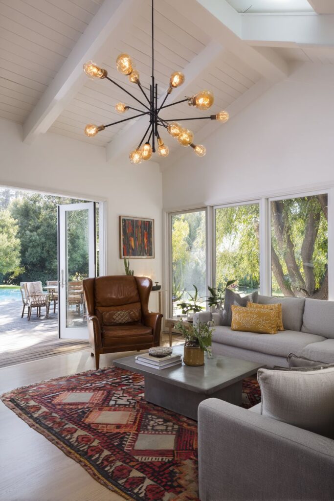 Conversational Arrangement with Global Textiles