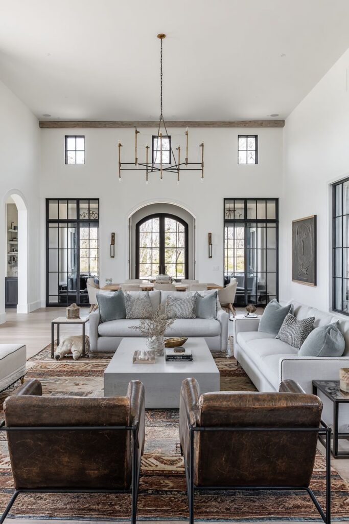 Conversational Arrangement with Global Textiles