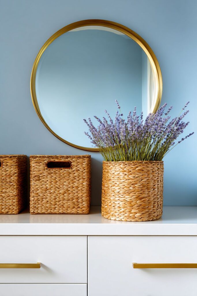 Organized Serenity in Sky Blue