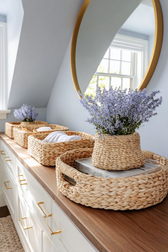 Organized Serenity in Sky Blue