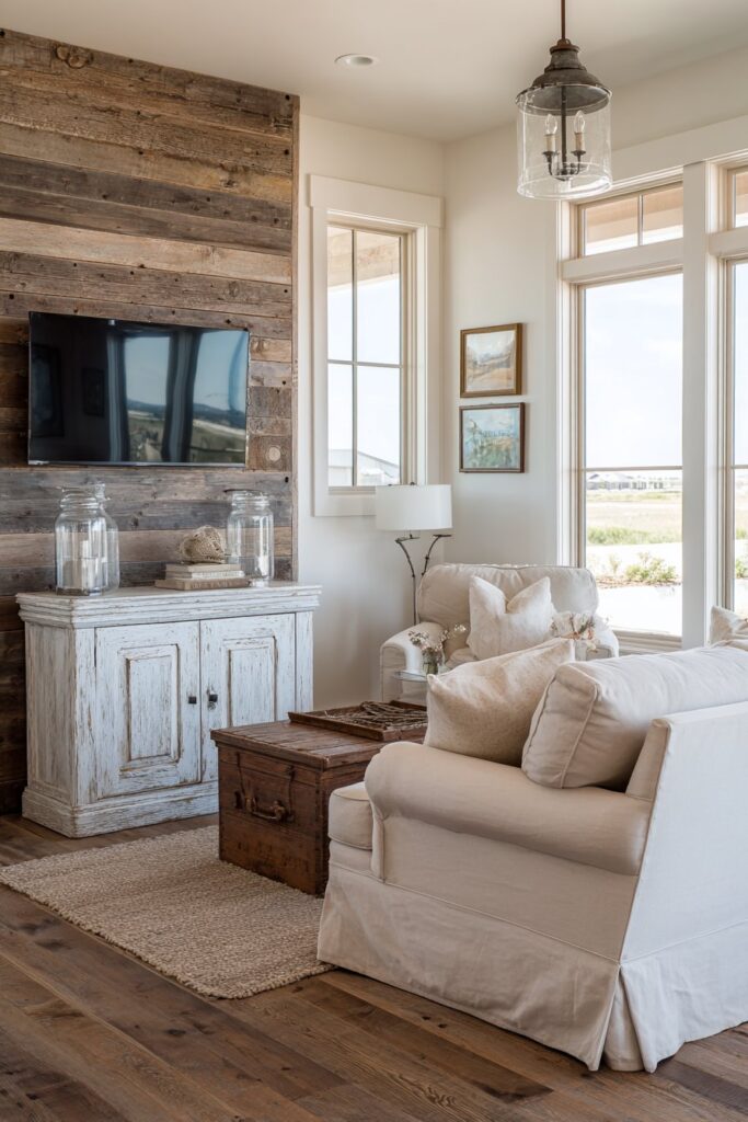 Farmhouse Style Entertainment Design