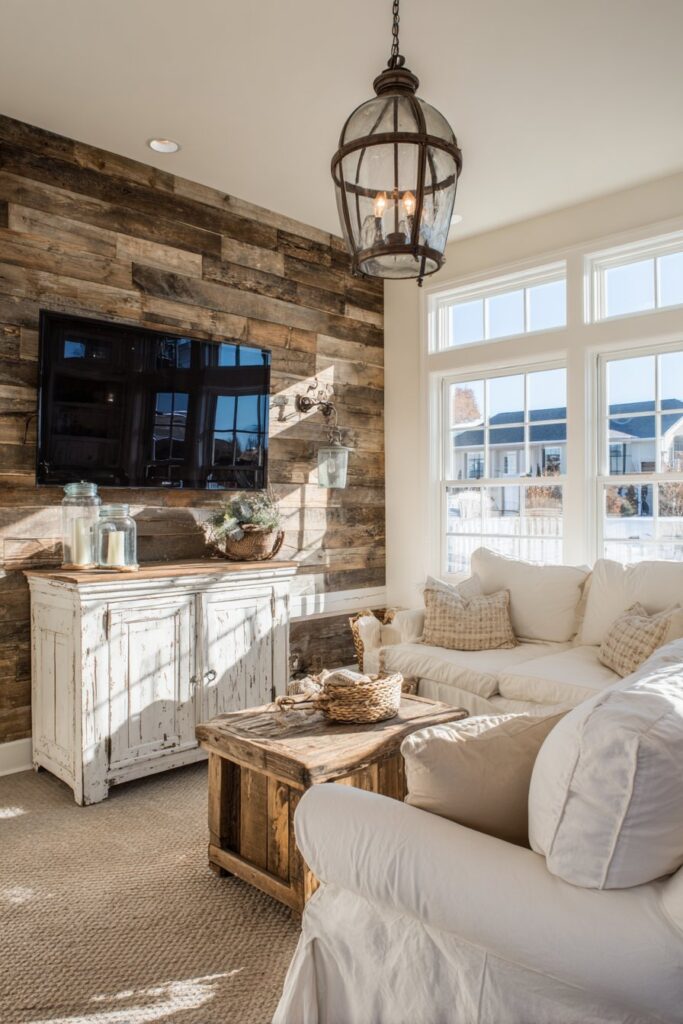 Farmhouse Style Entertainment Design