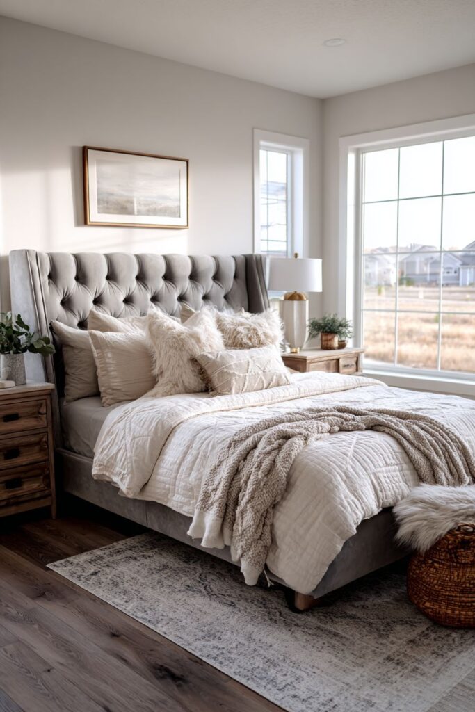 Tufted Luxury in Soft Velvet