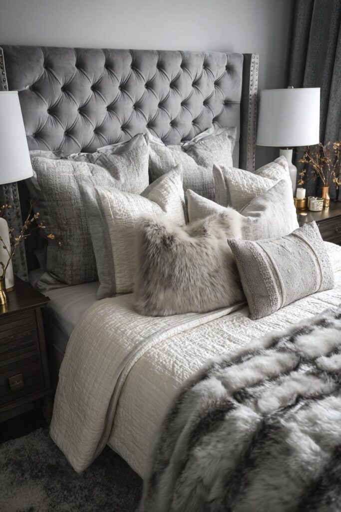 Tufted Luxury in Soft Velvet