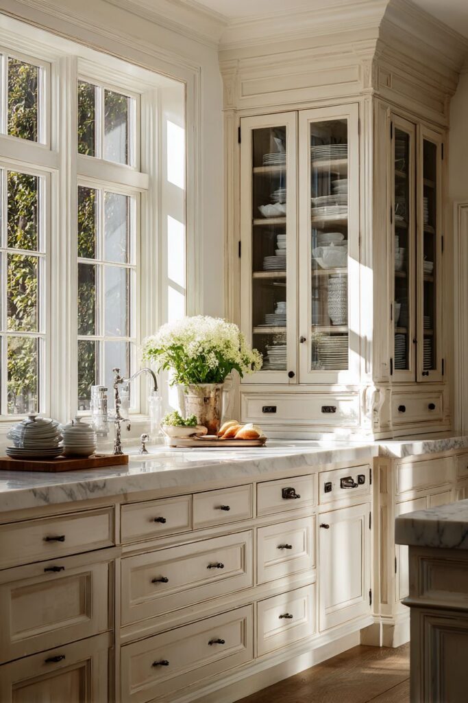 Traditional Colonial Painted Wood Elegance