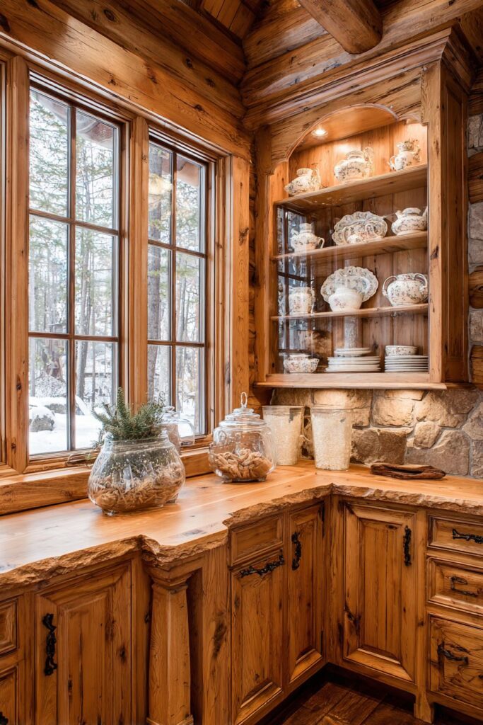  Rustic Cabin Lodge Appeal with Knotty Pine