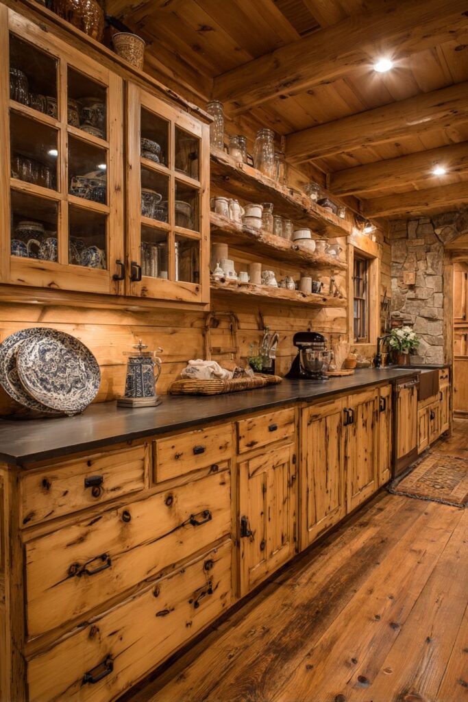  Rustic Cabin Lodge Appeal with Knotty Pine