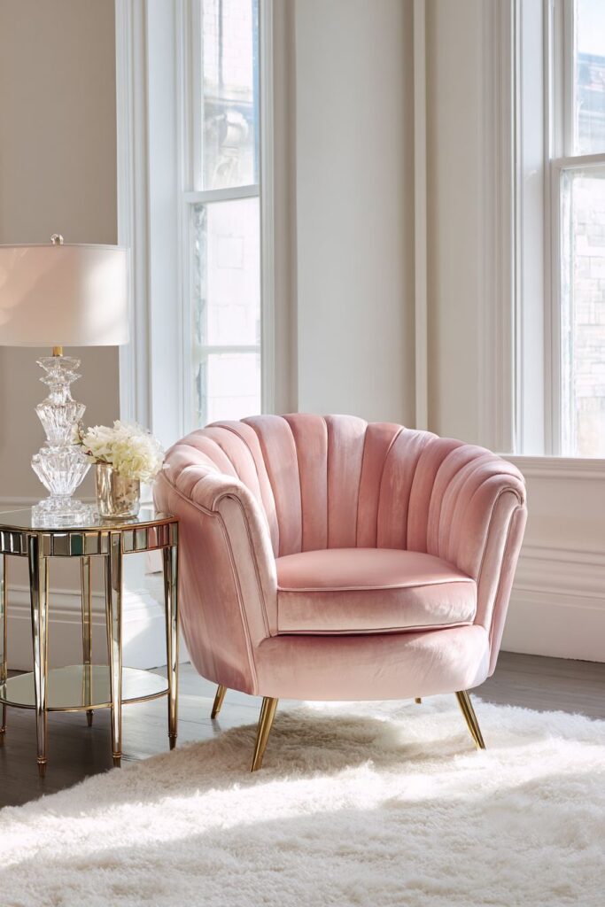 Art Deco Glamour: Blush Pink Luxury