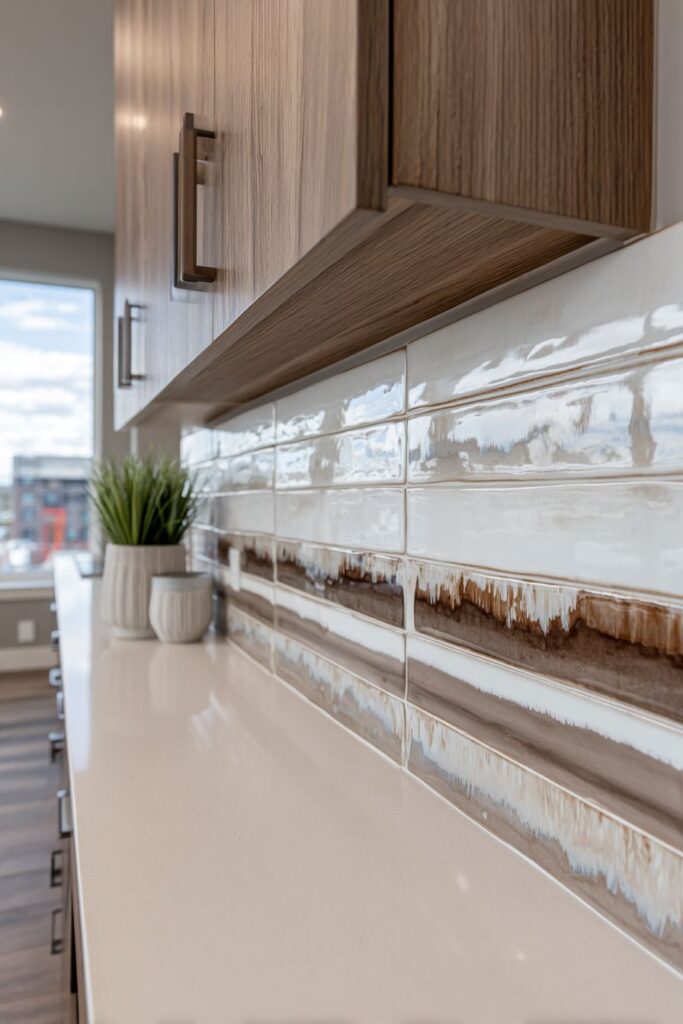  Artisan Ceramic Tile Backsplash