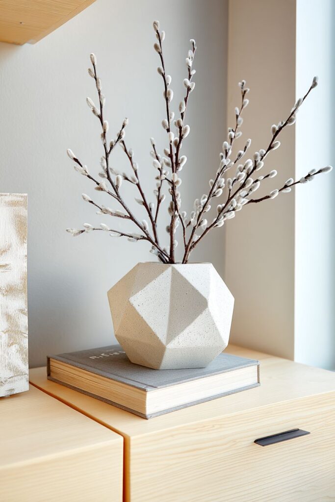 Scandinavian Console in Pale Ash with Minimalist Purity