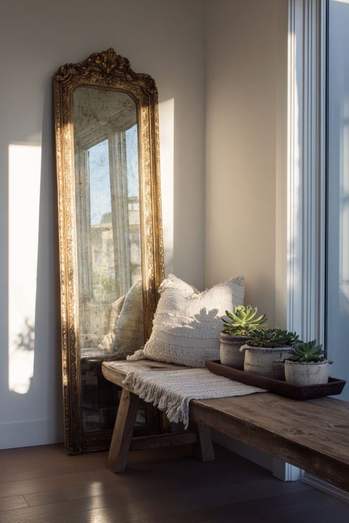 Layered Bohemian Corner with Mirror Magic