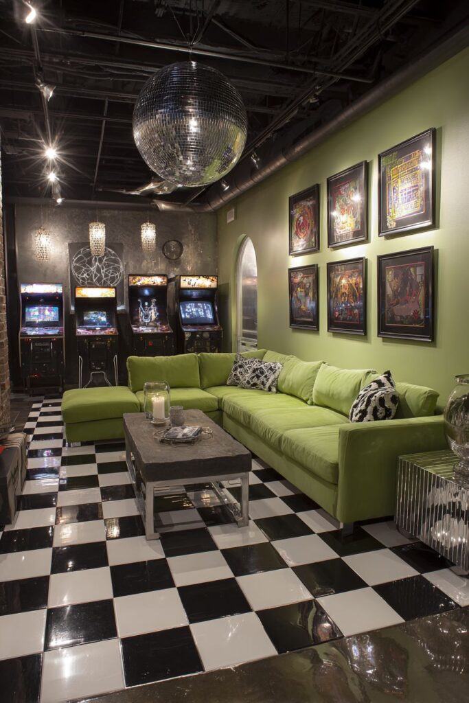 Retro-Futuristic Arcade Dreams with Geometric Boldness